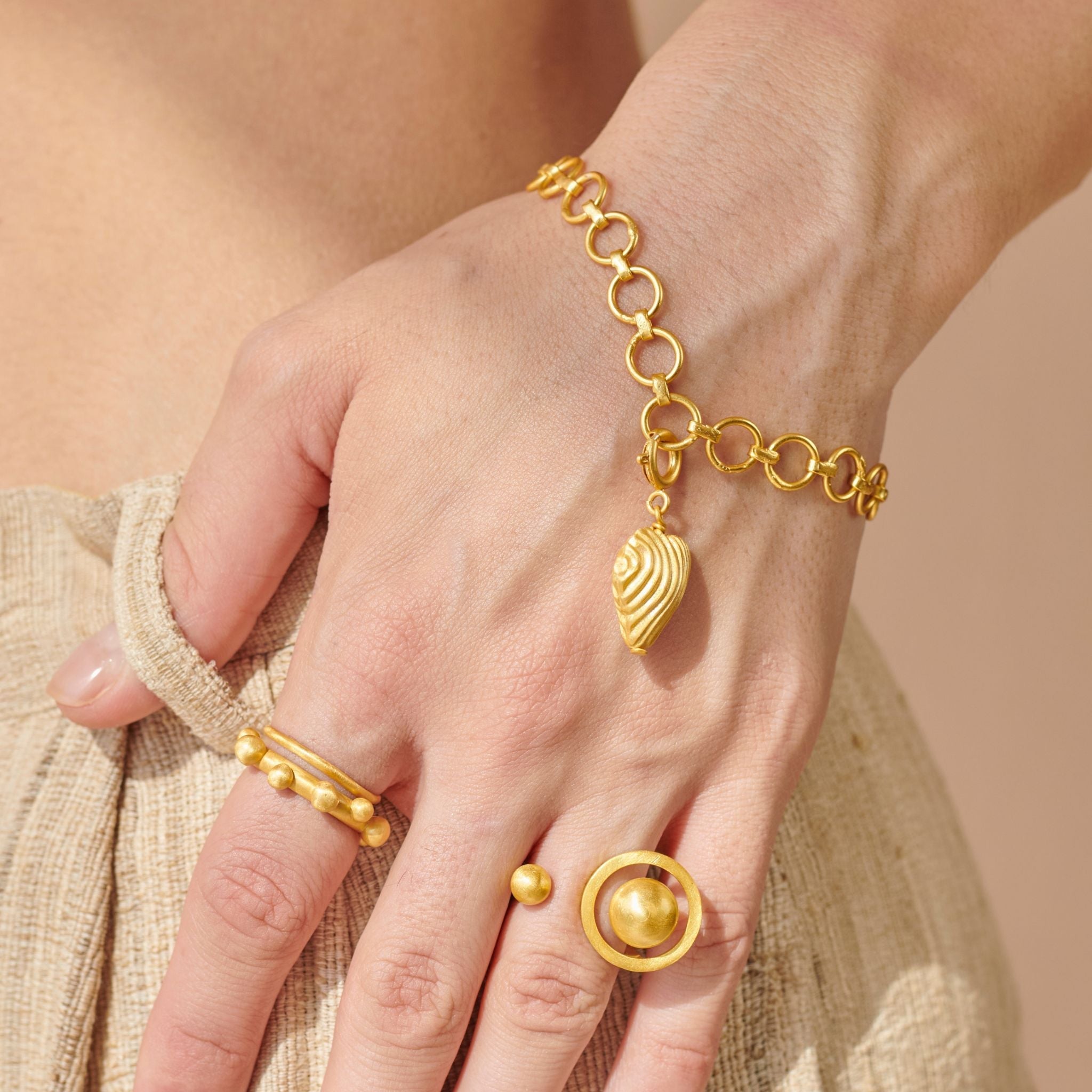 Orbis Link Bracelet at Kamakhyaa by The Loom Art. This item is Bracelets, Missing image, Orbis by The Loom Art, Under $50