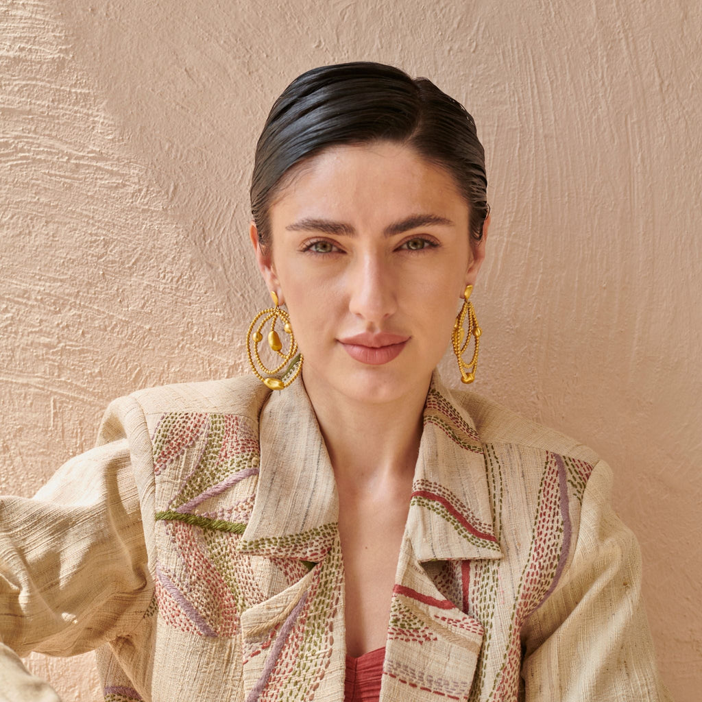 Orbital Earrings at Kamakhyaa by The Loom Art. This item is Long Earrings, Orbis by The Loom Art, Under $50