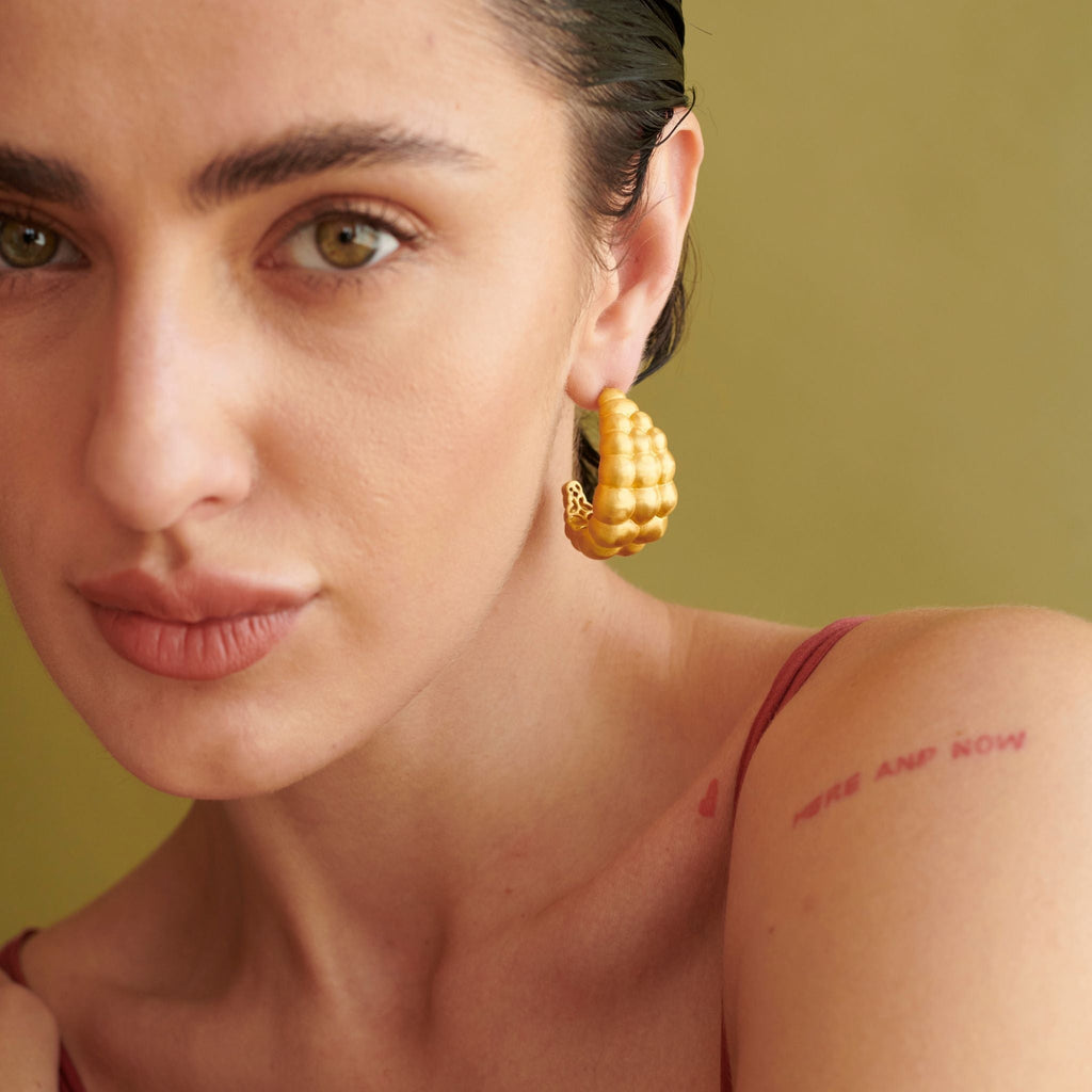 Ovate Earring at Kamakhyaa by The Loom Art. This item is Danglers, Orbis by The Loom Art, Under $50