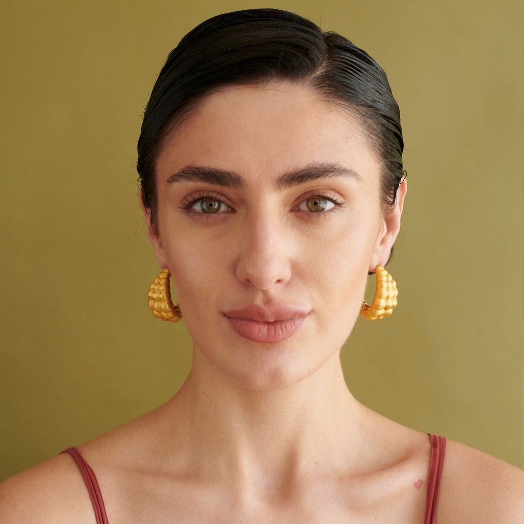 Ovate Earring at Kamakhyaa by The Loom Art. This item is Danglers, Orbis by The Loom Art, Under $50