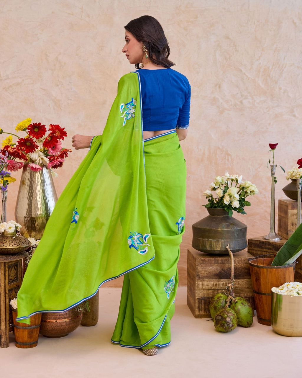 Parijata Saree at kamakhyaa.com by Taro. This item is Jashn-E-Taro - The Trousseau Edit by Taro