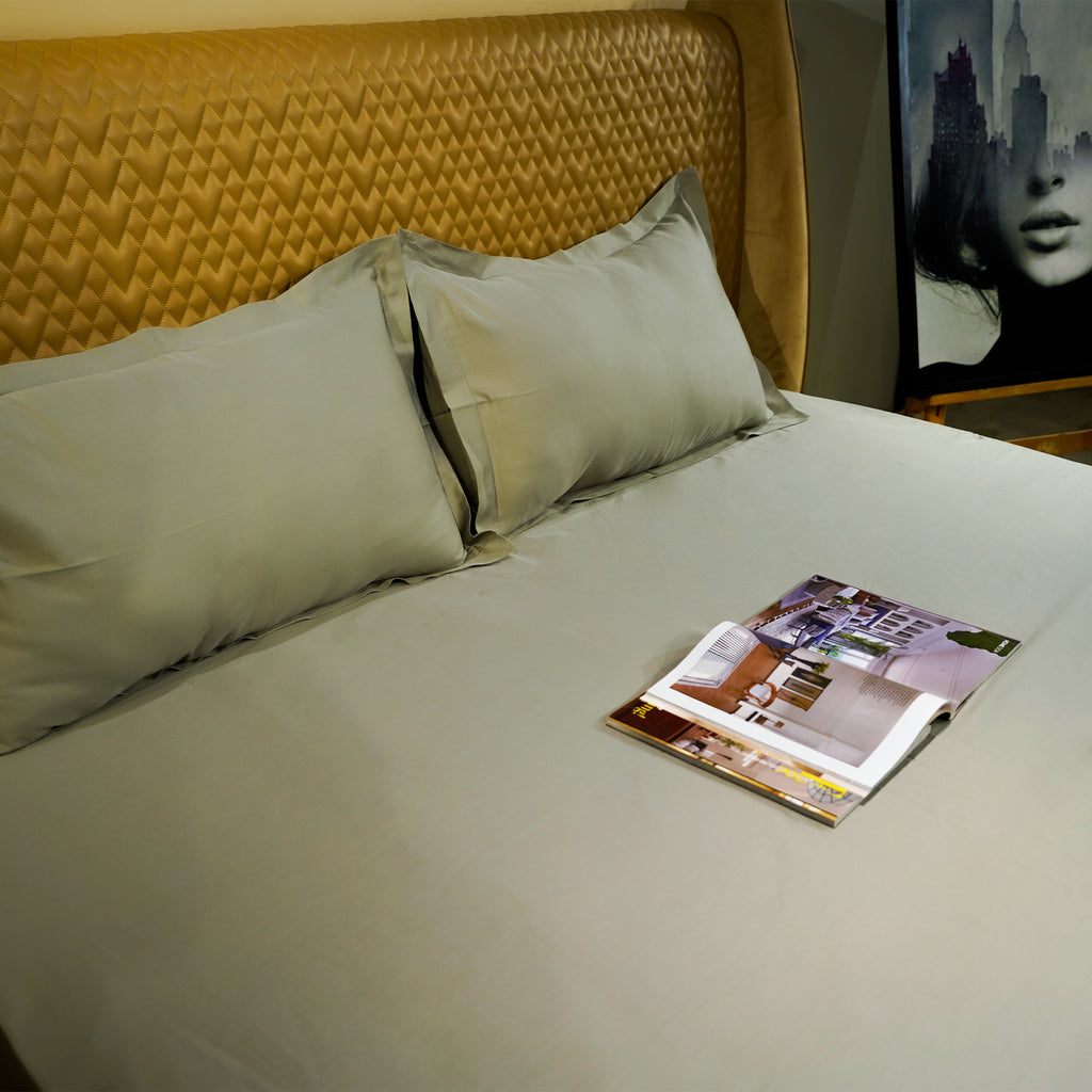 Percale Top Sheet| Sage Green| 100% Cotton at Kamakhyaa by Aetherea. This item is 