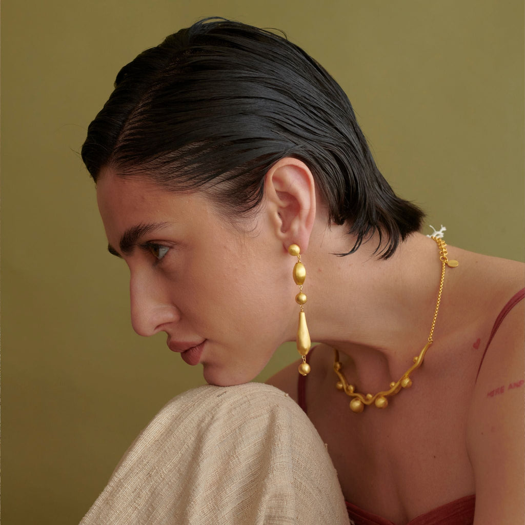 Perla Earring at Kamakhyaa by The Loom Art. This item is Danglers, Orbis by The Loom Art, Under $50