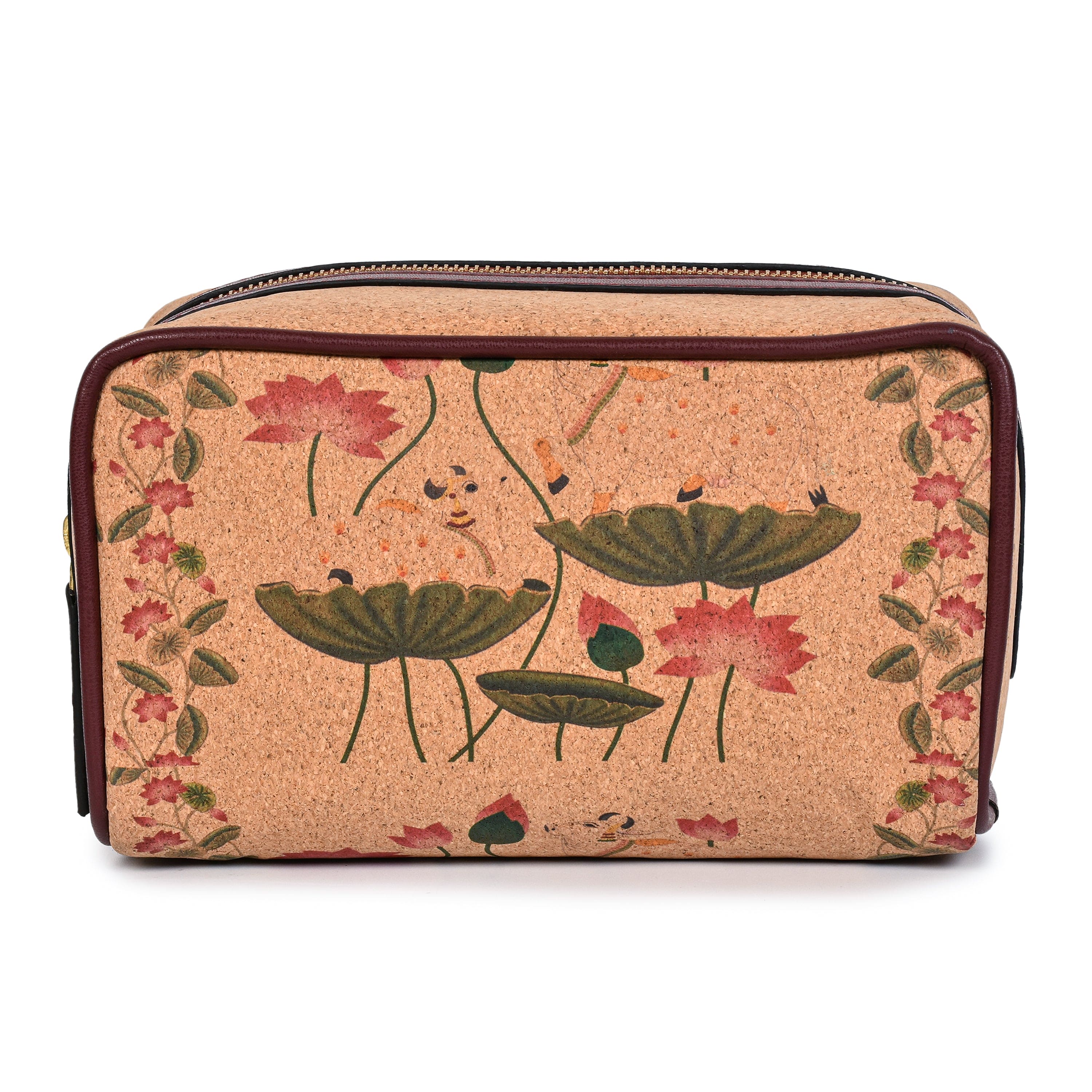 Pichhwai Art Utility Gift Set at Kamakhyaa by Green Hermitage. This item is A Walk in the Forest by Green Hermitage, Banana Leather, Under $50