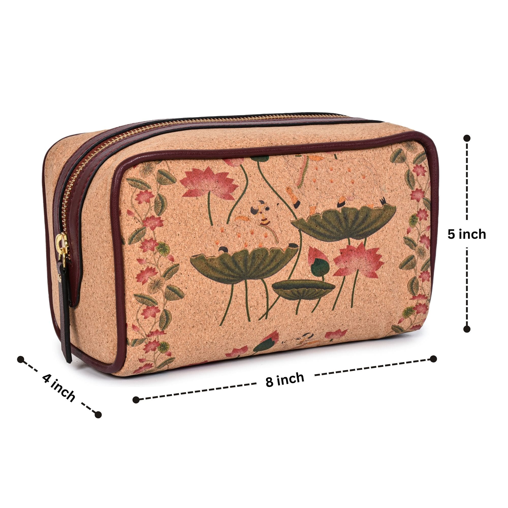 Pichhwai Art Utility Gift Set at Kamakhyaa by Green Hermitage. This item is A Walk in the Forest by Green Hermitage, Banana Leather, Under $50