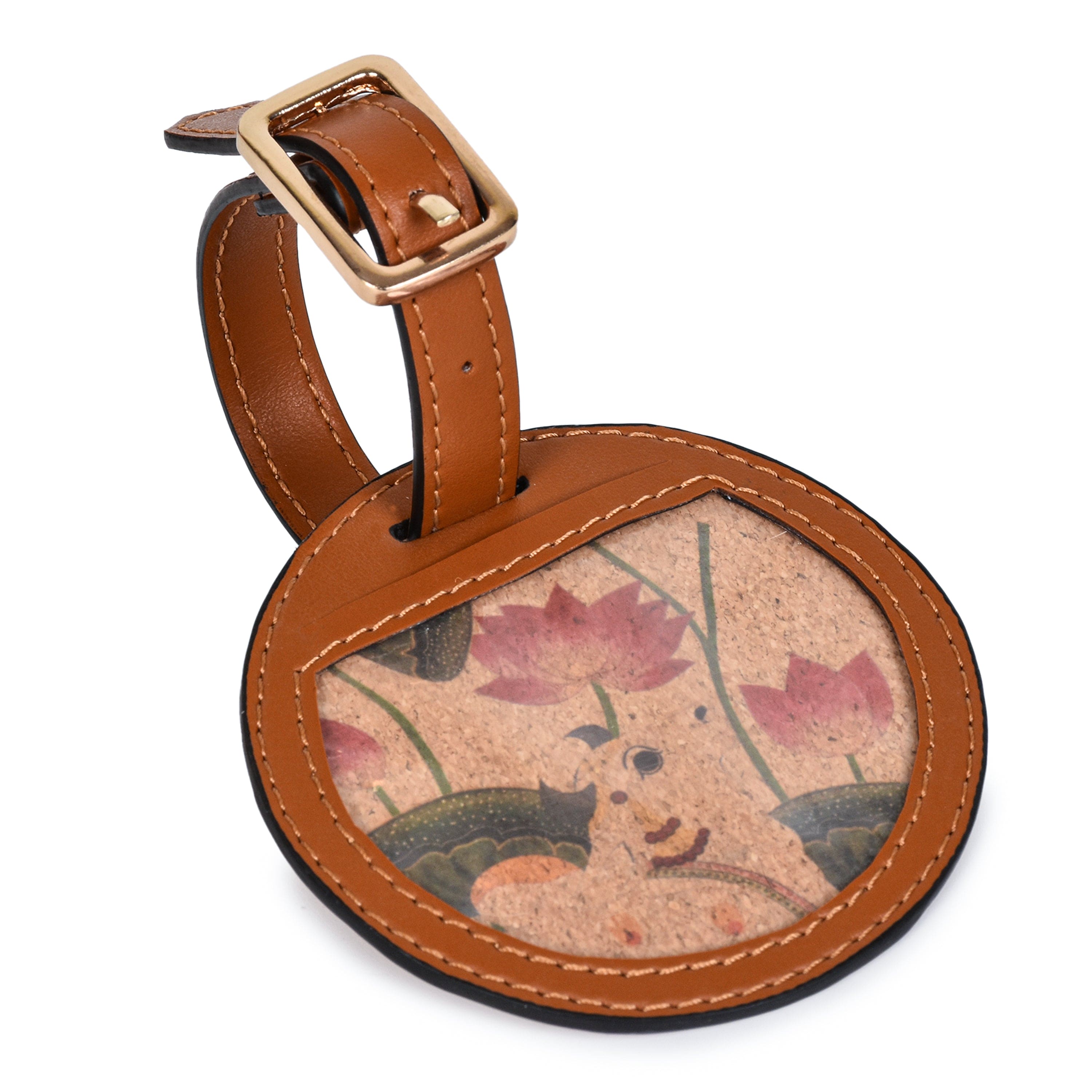 Pichhwai Art Utility Gift Set at Kamakhyaa by Green Hermitage. This item is A Walk in the Forest by Green Hermitage, Banana Leather, Under $50