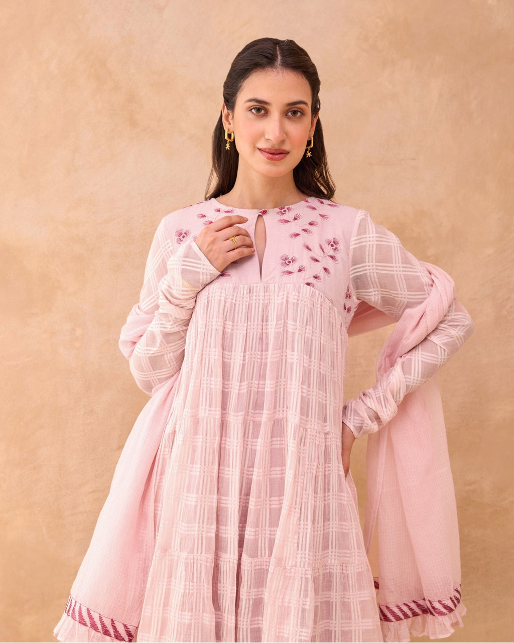 Pink Affair Kurta Set at Kamakhyaa by Taro. This item is Everyday Connection by Taro