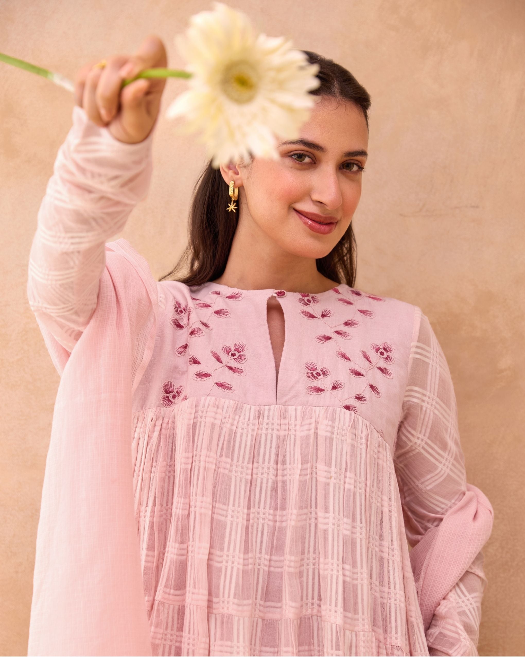 Pink Affair Kurta Set at Kamakhyaa by Taro. This item is Everyday Connection by Taro