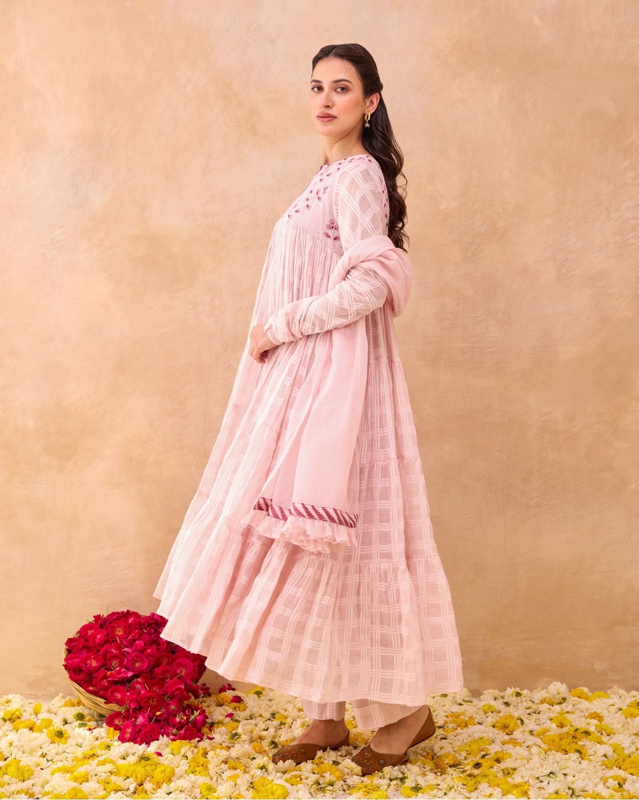 Pink Affair Kurta Set at Kamakhyaa by Taro. This item is Everyday Connection by Taro