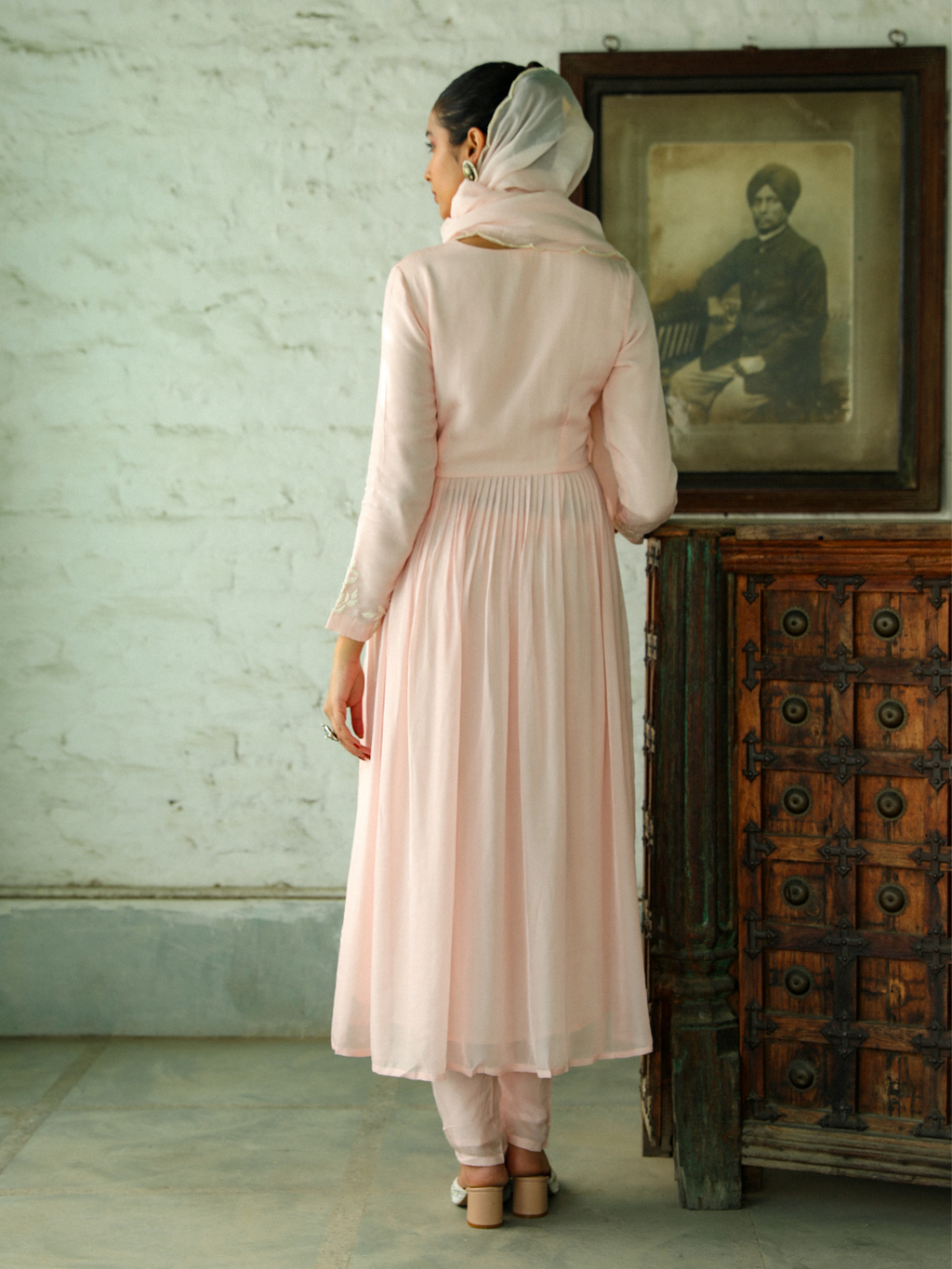 Pink Crepe Silk Kurta Set with Dupatta at Kamakhyaa by RoohbyRidhimaa. This item is Casual Wear, Dupattas, Embroidered, Kurta Set with Dupattas, Kurta Sets, Organza, Pearl, Pink, Regular Fit, Resham, Resham Embroidered, Silk Crepe, Toxin free