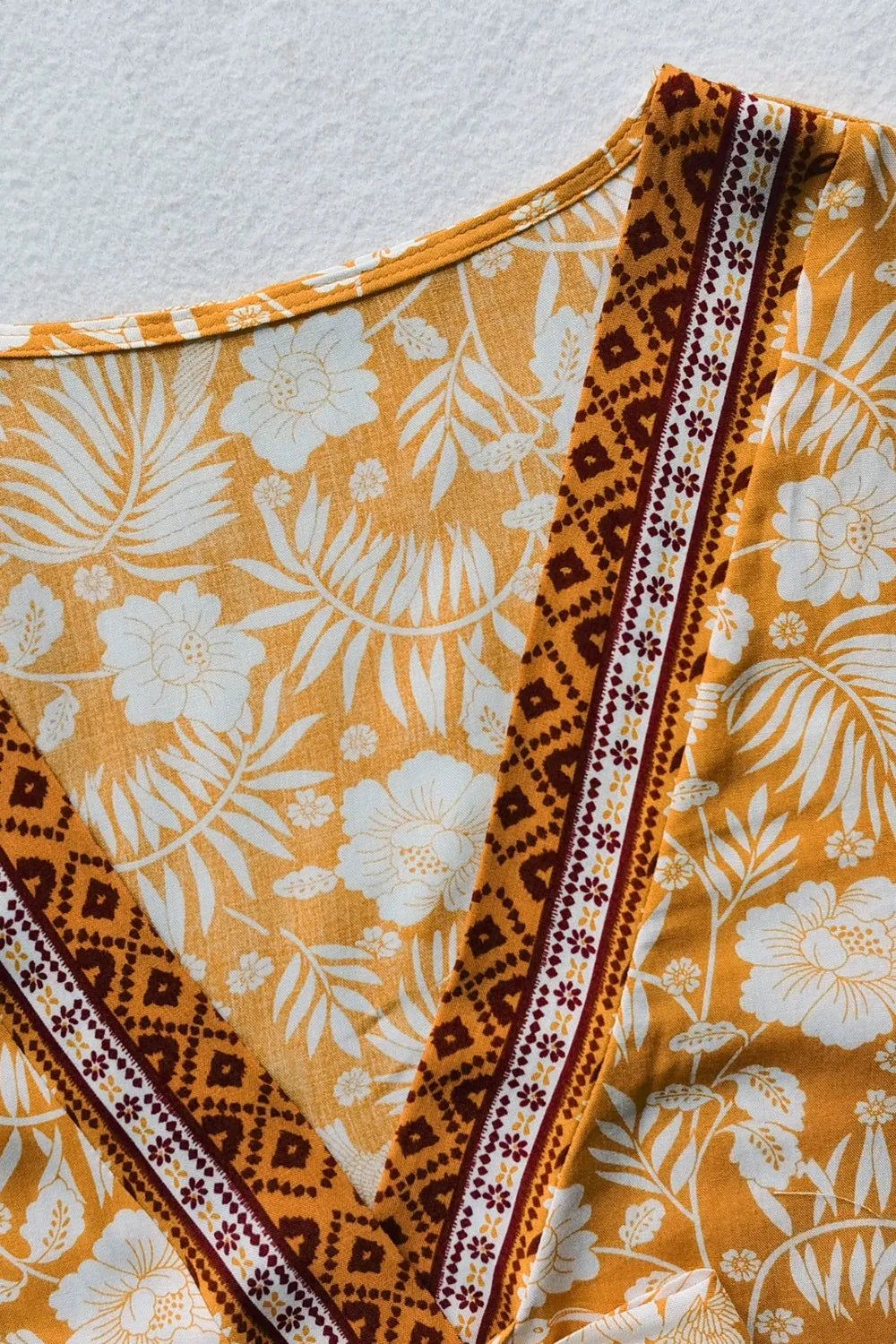 Printed Half Sleeve Top and Slit Skirt Set at kamakhyaa.com by Trendsi. This item is Roman, Ship From Overseas, Under $100