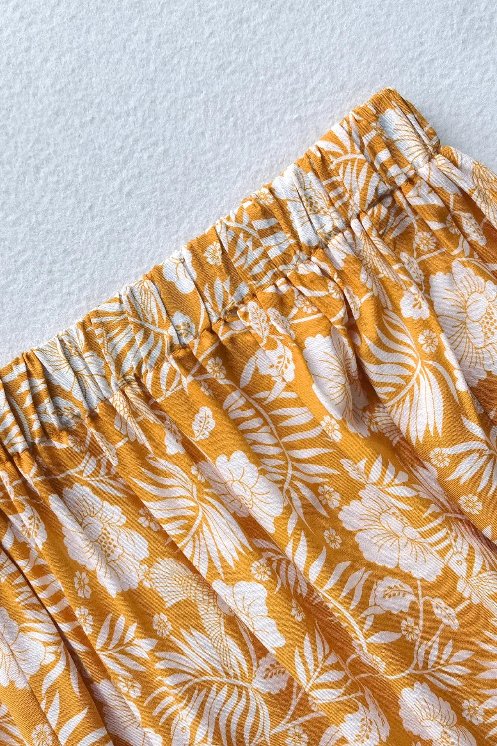 Printed Half Sleeve Top and Slit Skirt Set at kamakhyaa.com by Trendsi. This item is Roman, Ship From Overseas, Under $100