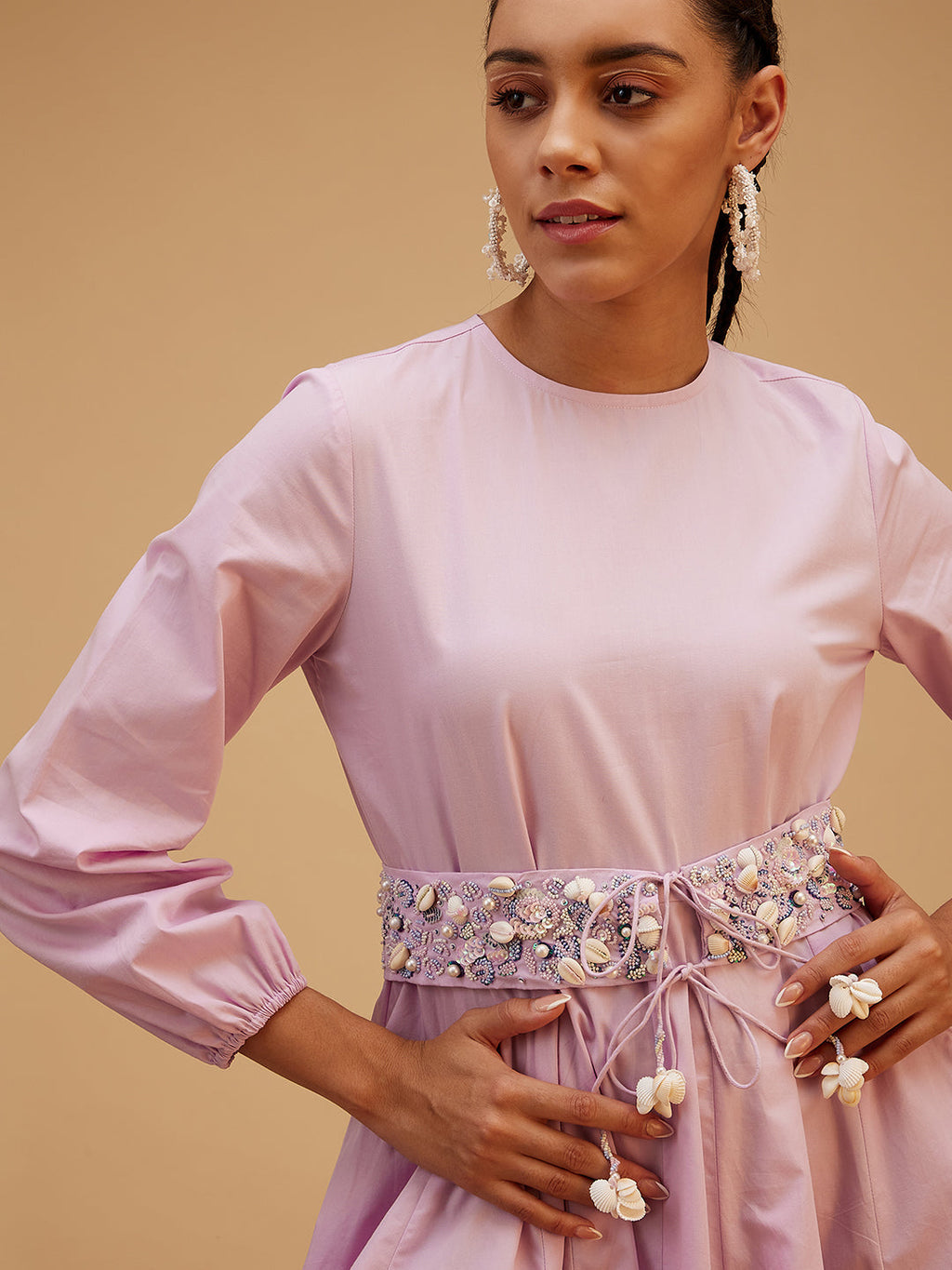 Purple Evening Wear Mini Dress at Kamakhyaa by Bohobi. This item is 100% Cotton, Evening Wear, Mini Dresses, Purple, Regular Fit, Solids, Toxin free