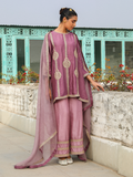 Purple Viscose Silk Kurta Set with Dupatta at Kamakhyaa by RoohbyRidhimaa. This item is Chanderi, Dupattas, Embroidered, Kurta Set with Dupattas, Kurta Sets, Purple, Relaxed Fit, Sequins, Toxin free, Violet, Viscose Raw Silk, Zari Embroidered
