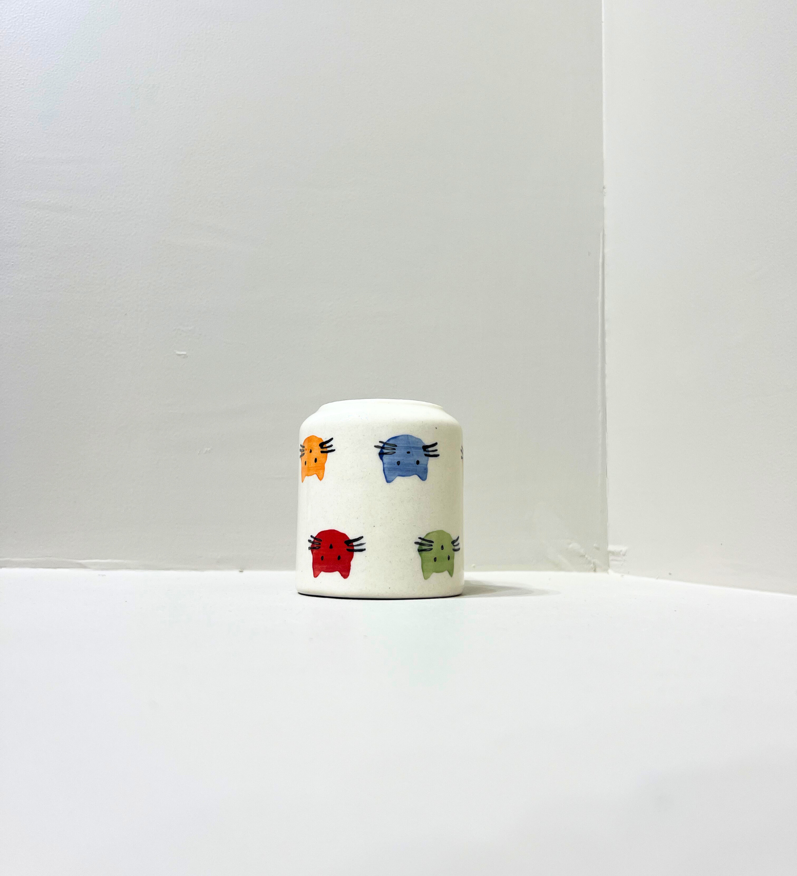 Purrfect Companions – Hand-Painted Kitty Face Mug at Kamakhyaa by Aetherea World. This item is Under $50