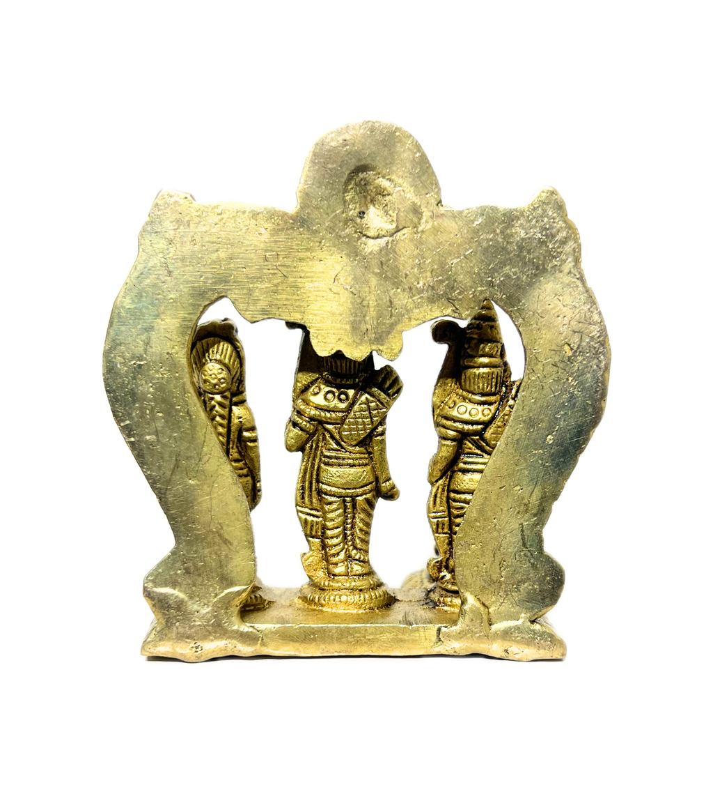 Ramdarbar Idol Set 100% Pure Brass-Antique Finish at Kamakhyaa by Aetherea World. This item is God