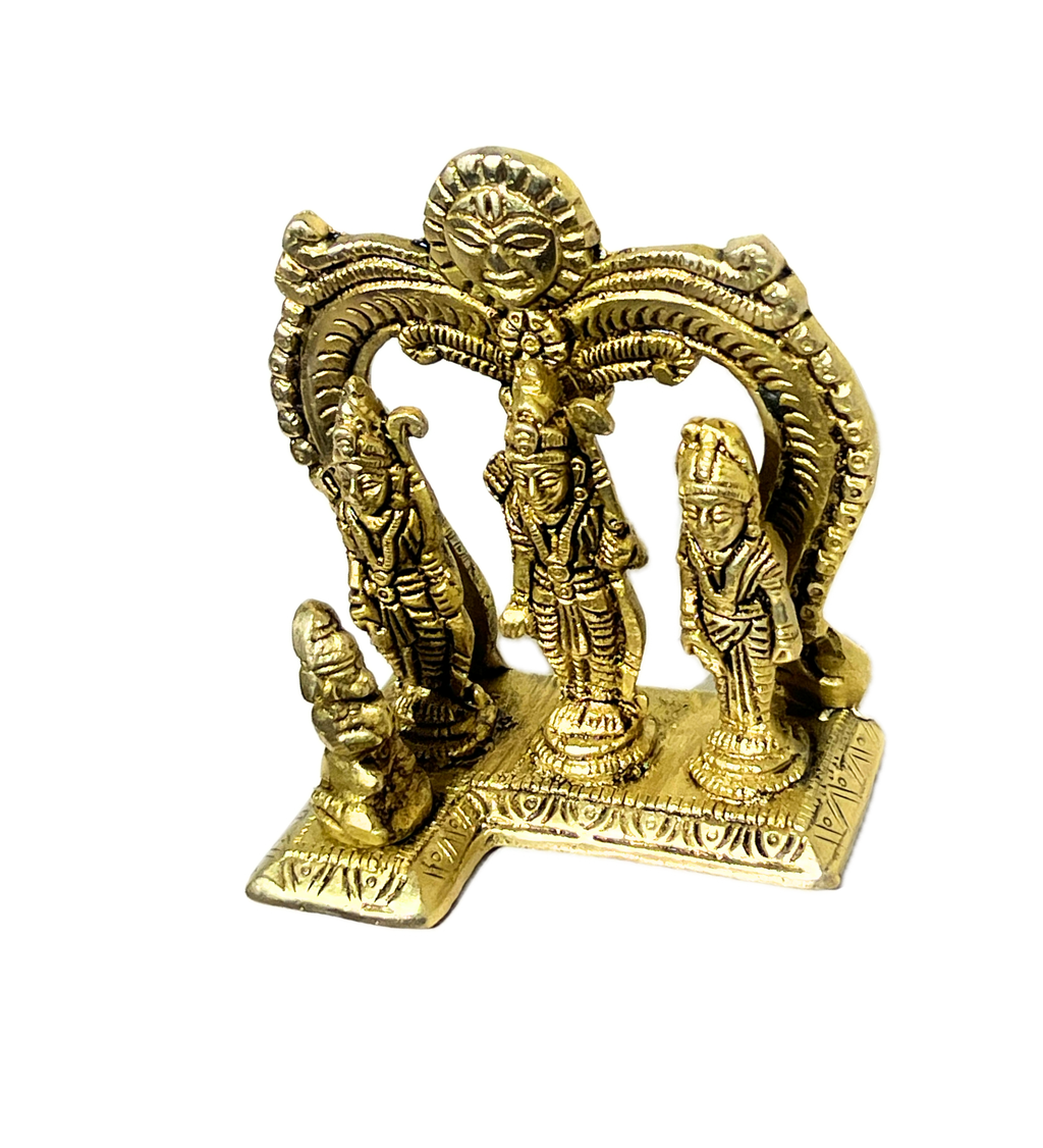 Ramdarbar Idol Set 100% Pure Brass-Antique Finish at Kamakhyaa by Aetherea World. This item is God