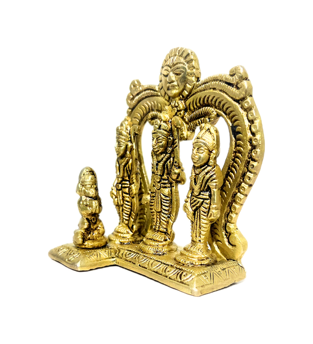Ramdarbar Idol Set 100% Pure Brass-Antique Finish at Kamakhyaa by Aetherea World. This item is God