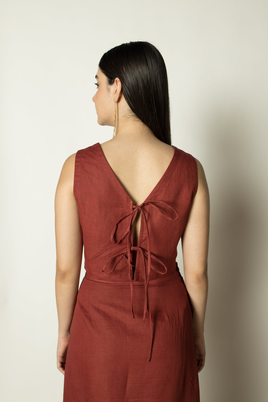 Red Crop Top with Strings at kamakhyaa.com by Anushé Pirani. This item is Birthday Collection, Cotton Hemp, Crop Tops, Nostalgic Whispers by Anushe Pirani, Outing Essentials, Red, Review September 2025, Tops, Womenswear