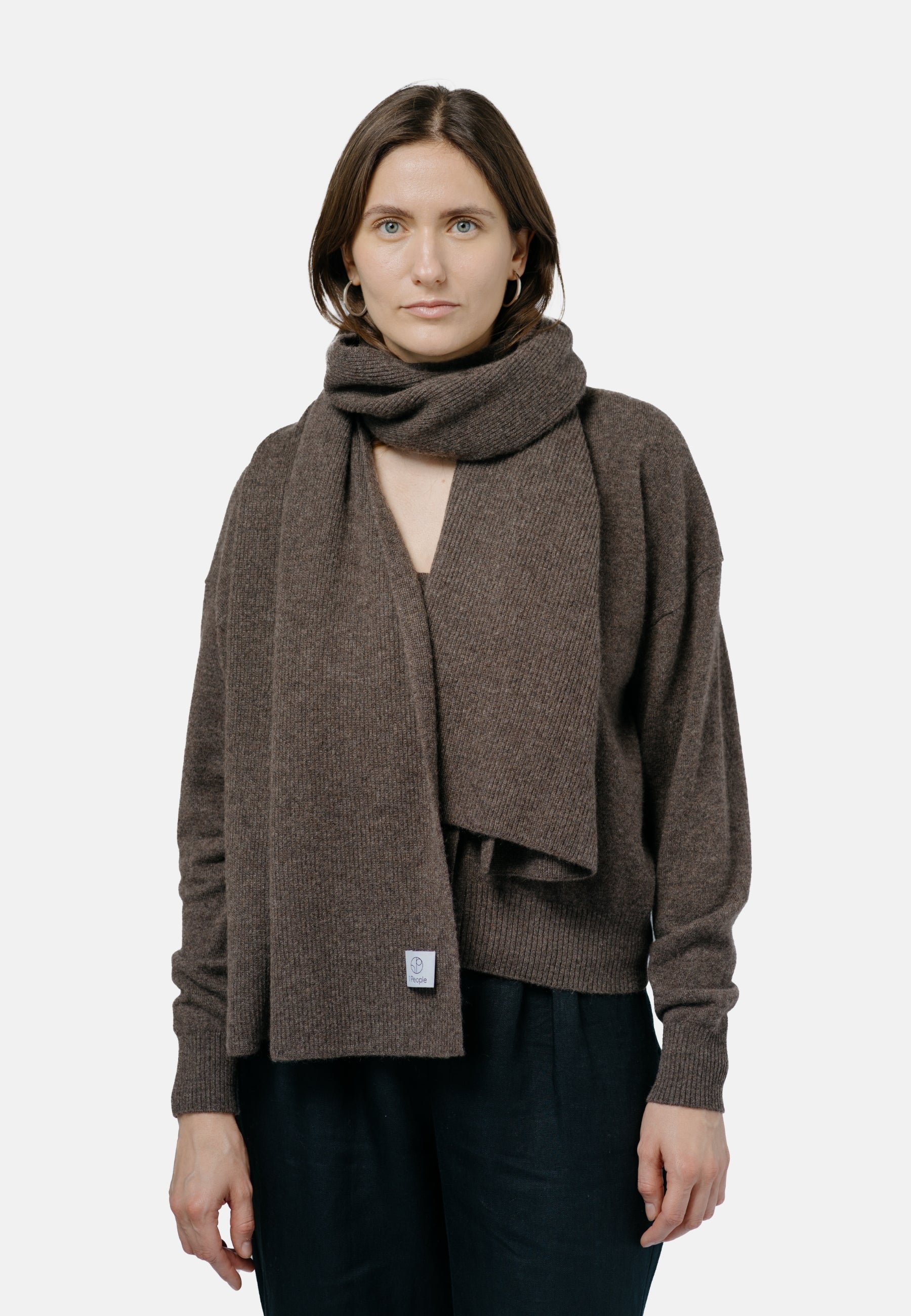 Reykjavik Scarf Brown at Kamakhyaa by 1 People. This item is Made from Natural Materials