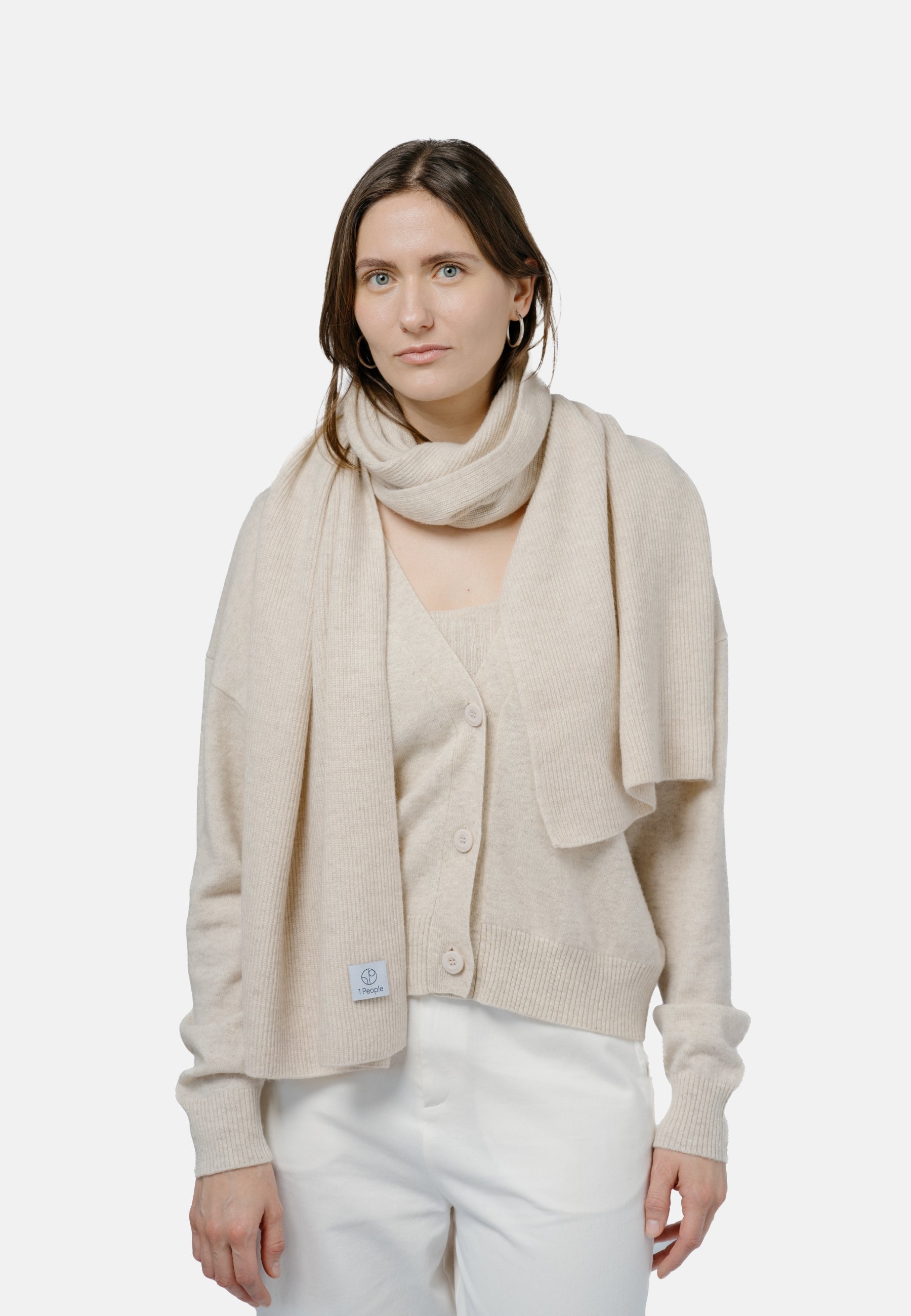 Reykjavik Scarf Off white at Kamakhyaa by 1 People. This item is Made from Natural Materials