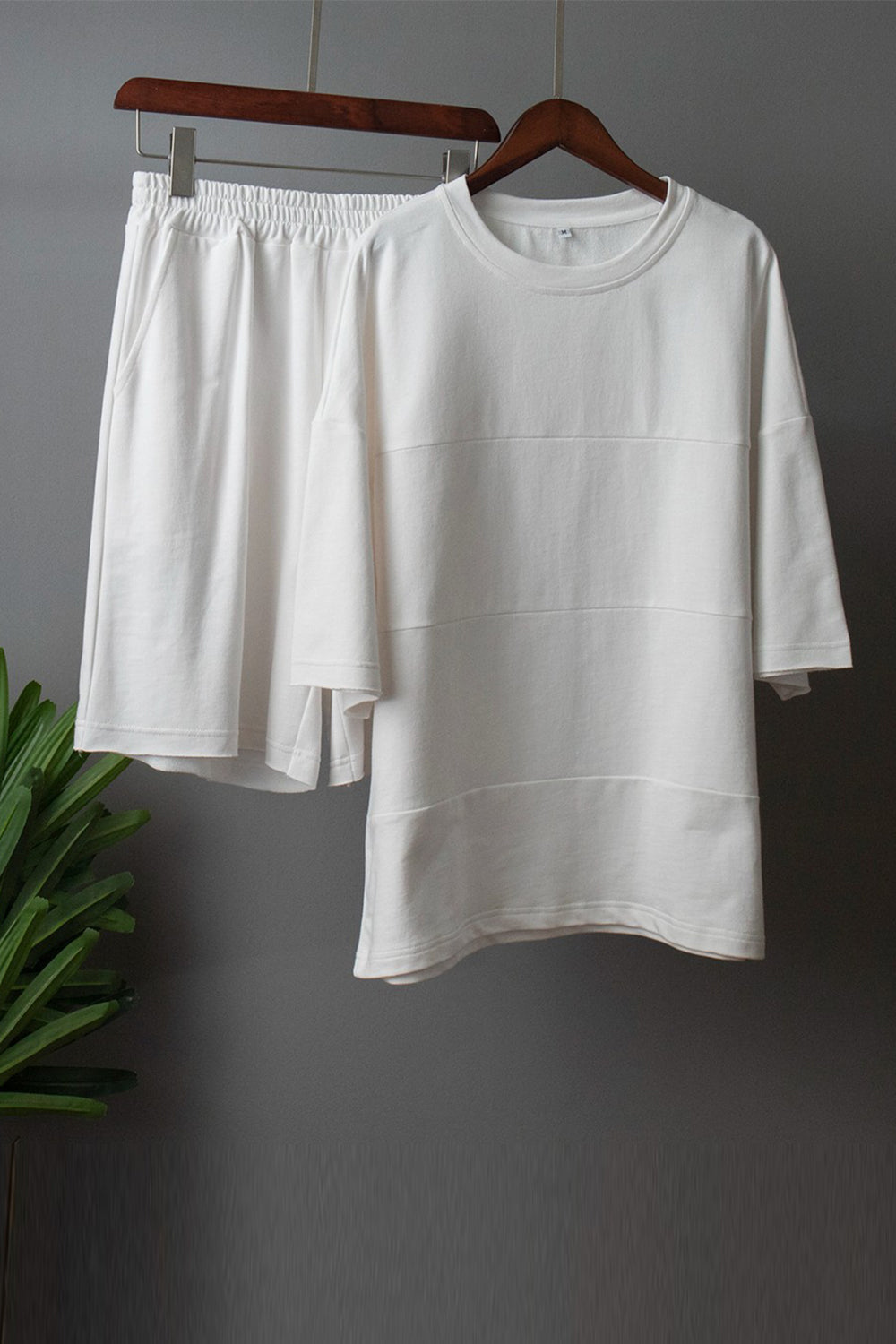 Round Neck Long Sleeve Top and Shorts Set at kamakhyaa.com by Trendsi. This item is Ship From Overseas, Under $50, X.L.J