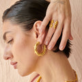 Roundelle Earring at Kamakhyaa by The Loom Art. This item is Orbis by The Loom Art, Stud Earrings, Under $50