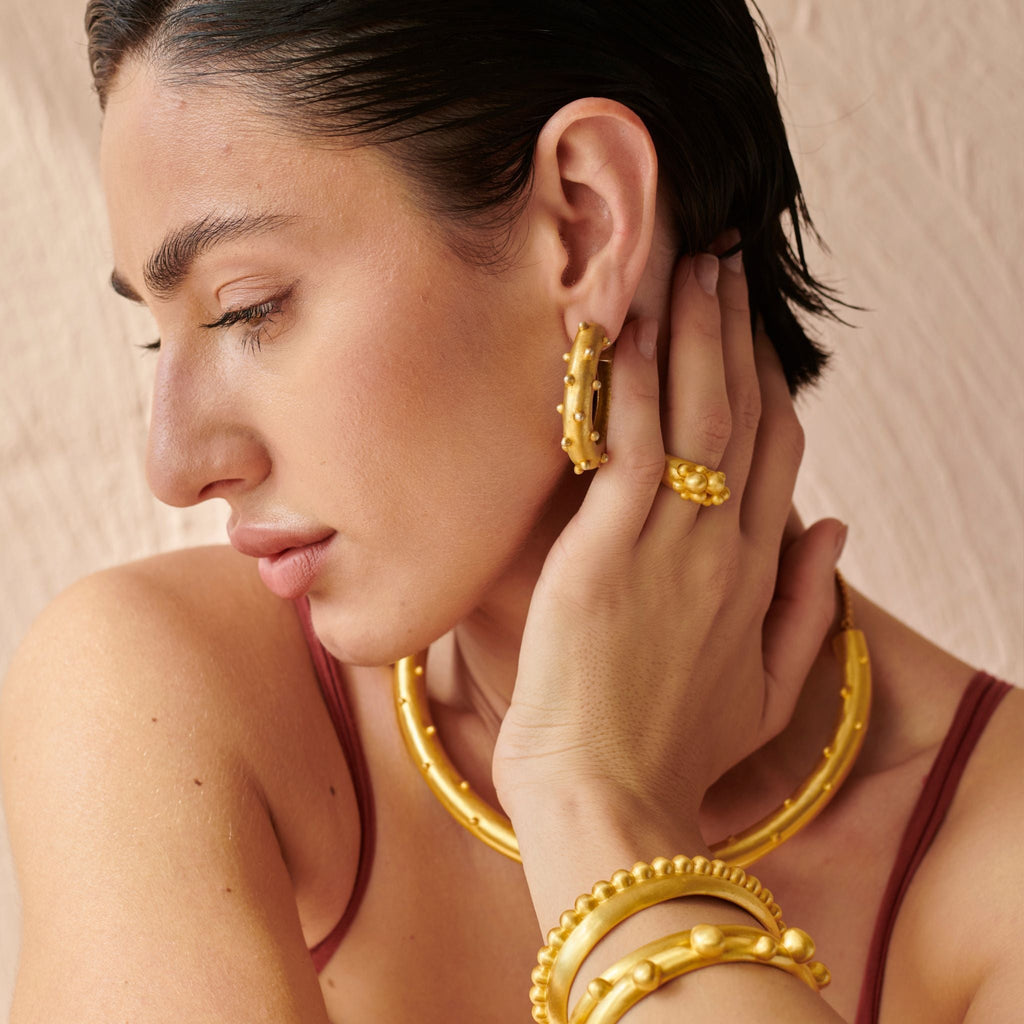 Roundelle Earring at Kamakhyaa by The Loom Art. This item is Orbis by The Loom Art, Stud Earrings, Under $50