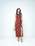 Ruché Dress at Kamakhyaa by Anushé Pirani. This item is Bloom After Dark by Anushe Pirani, Dresses, Midnight Blueprint, Tops & Shirts, Woman co-ord sets, Womenswear