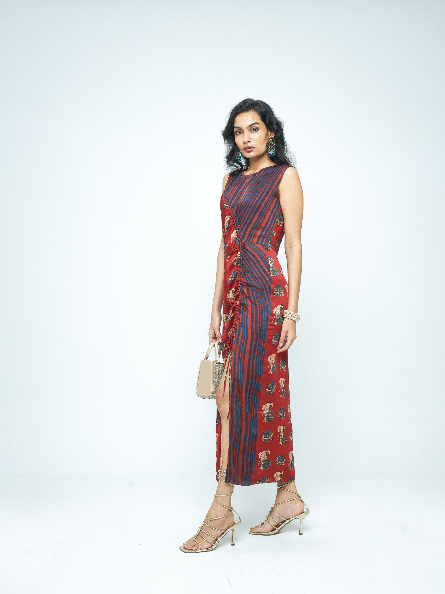 Ruché Dress at Kamakhyaa by Anushé Pirani. This item is Bloom After Dark by Anushe Pirani, Dresses, Midnight Blueprint, Tops & Shirts, Woman co-ord sets, Womenswear