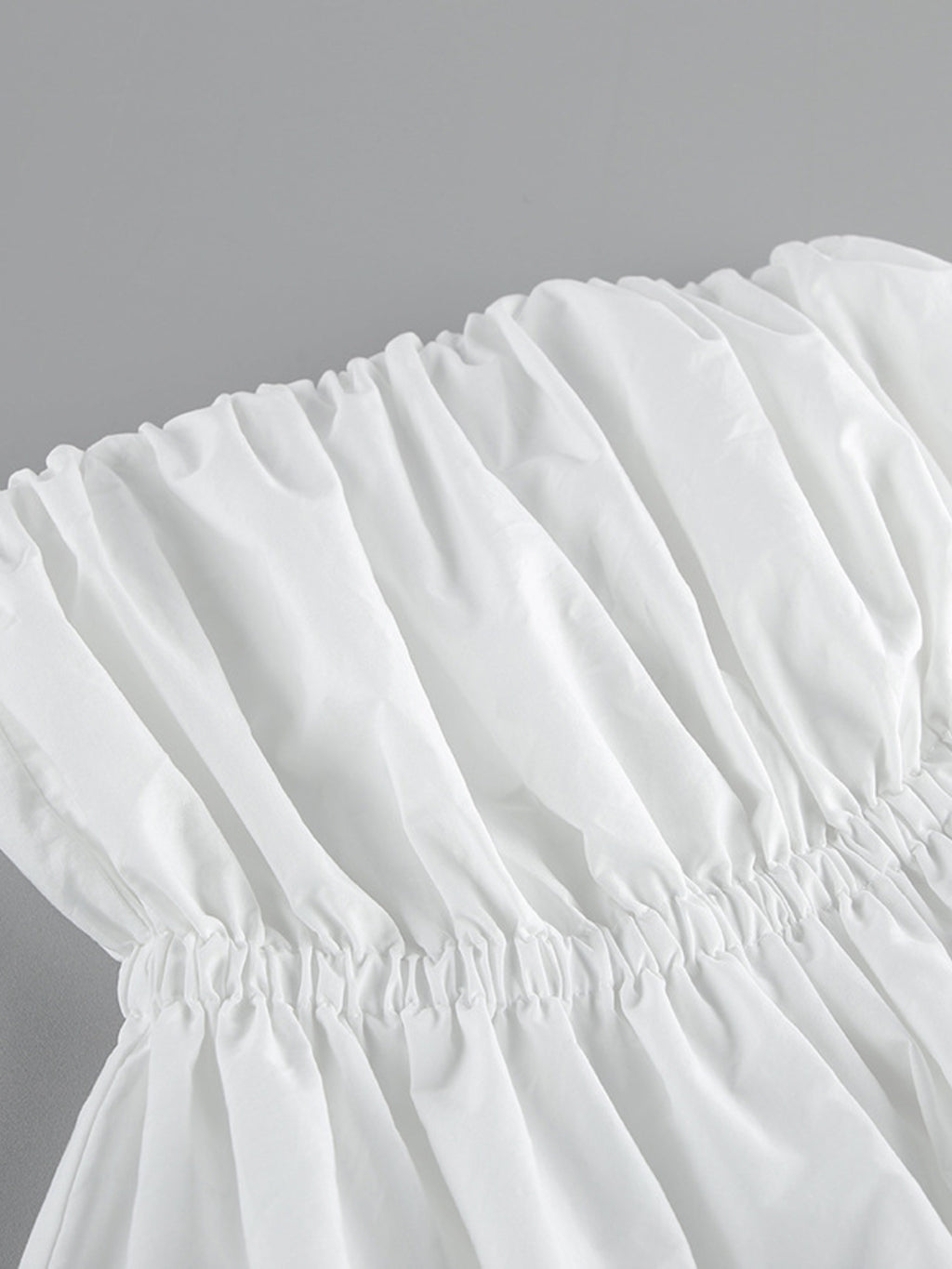 Ruched Bubble Hem Tube Top at kamakhyaa.com by Trendsi. This item is Chic Charm, Ship From Overseas, Under $50