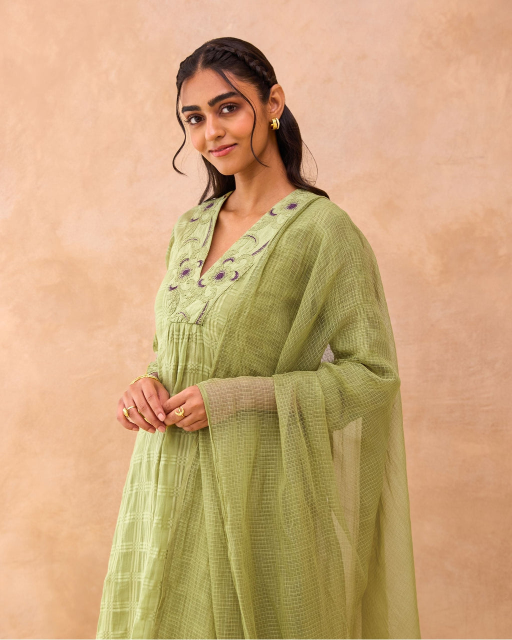 Sage Kurta Set at Kamakhyaa by Taro. This item is Everyday Connection by Taro