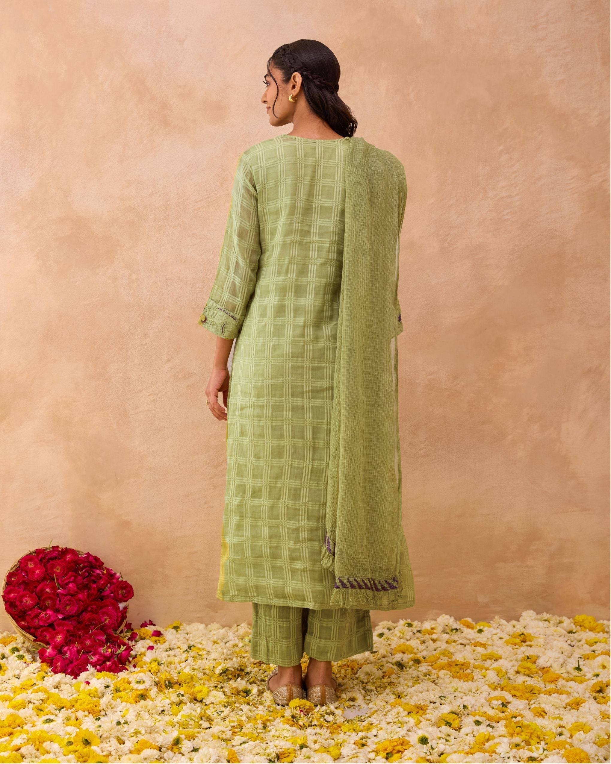Sage Kurta Set at Kamakhyaa by Taro. This item is Everyday Connection by Taro