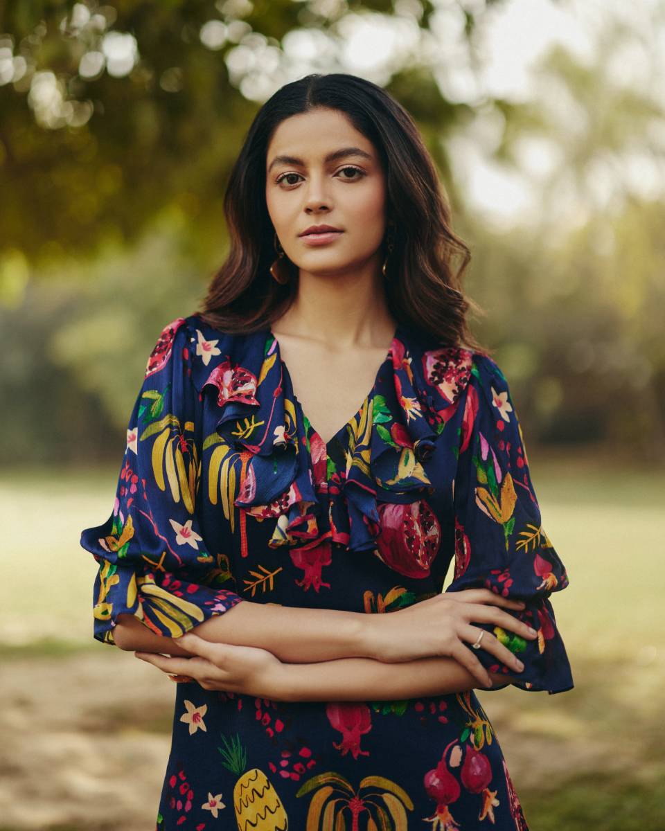 Satin Pine Sheath Dress at Kamakhyaa by Ewoke. This item is A-line Dress, aline dress, Holiday wear, knee length dress, Missing image, Navy, Nostalgia's Thread by Ewoke, Satin, summer dress, sustainable fashion, Under $150