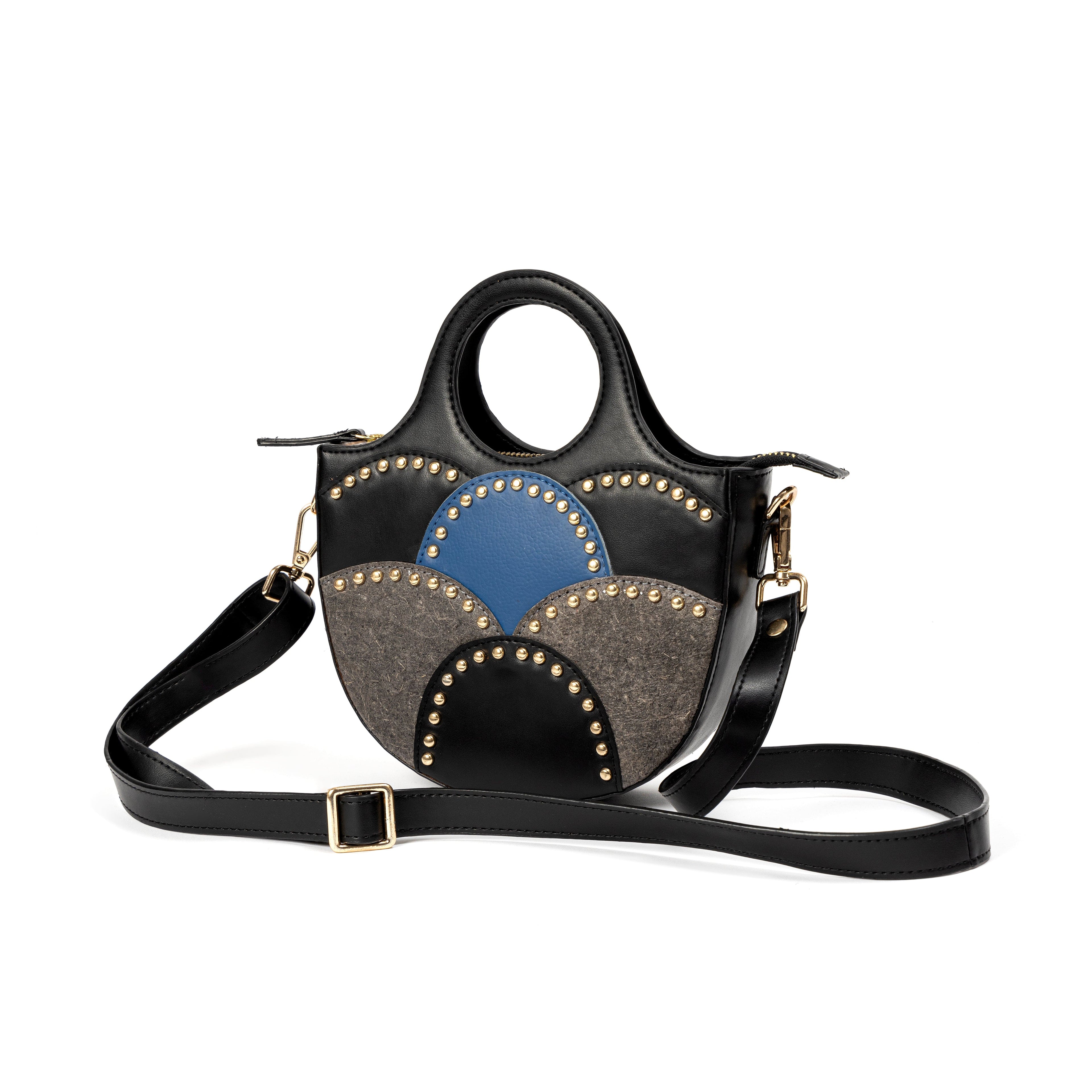 Savannah Vegan Leather Sling at Kamakhyaa by Green Hermitage. This item is A Walk in the Forest by Green Hermitage, Banana Leather, Black, Sling Bags, Under $50