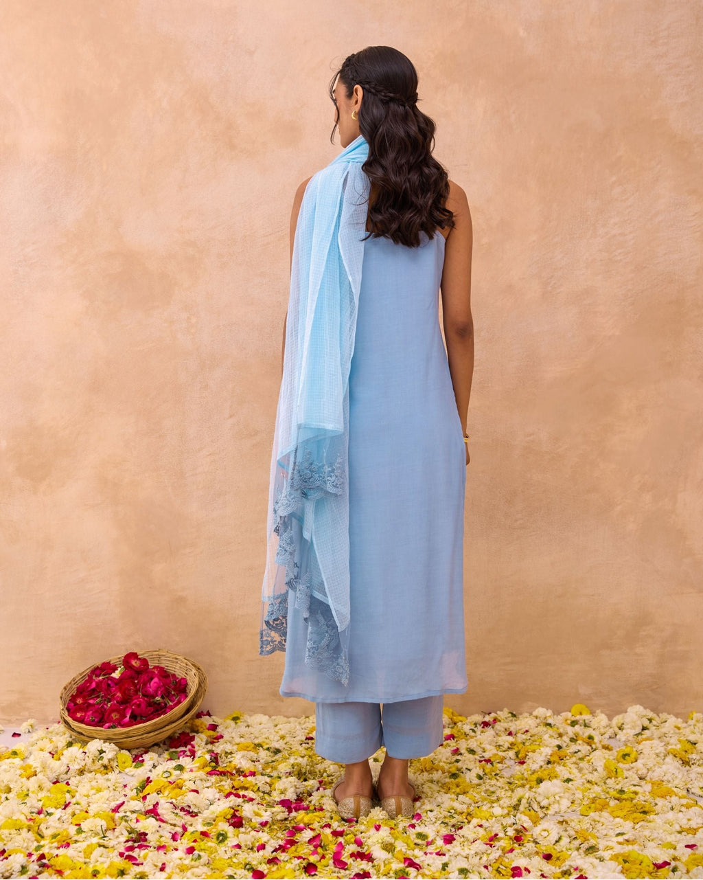 Serene Sky Kurta Set at Kamakhyaa by Taro. This item is Everyday Connection by Taro