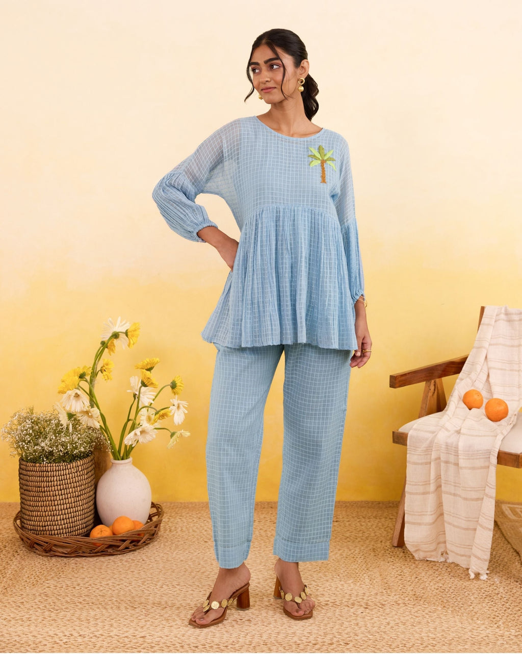 Sky Grid Co-ord at Kamakhyaa by Taro. This item is Everyday Connection by Taro, Under $200