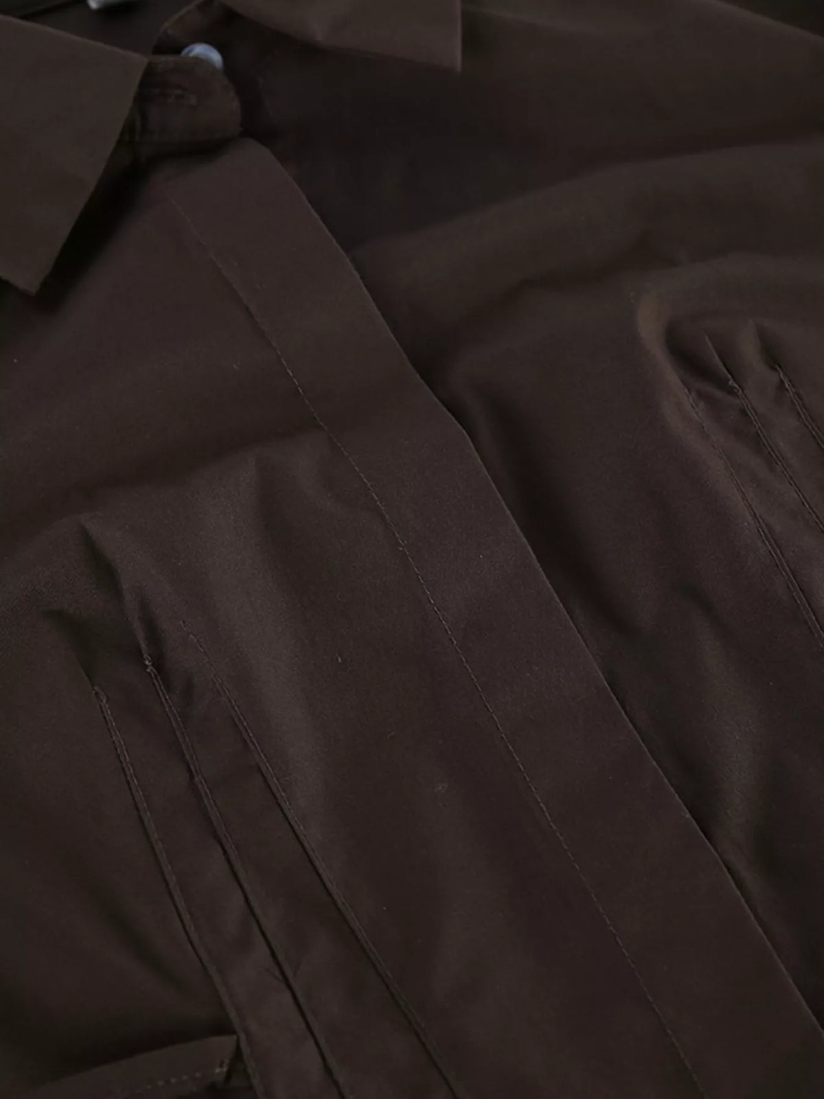 Slim-Fit Ruched Waist Shirt at kamakhyaa.com by Trendsi. This item is Helene, Ship From Overseas, Under $100