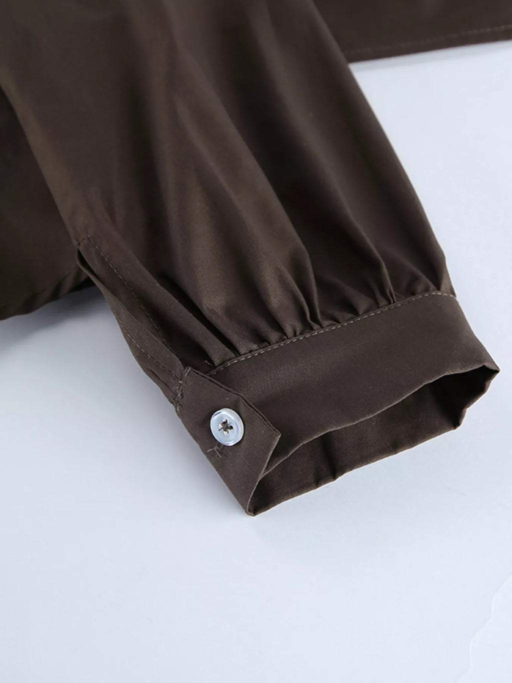 Slim-Fit Ruched Waist Shirt at kamakhyaa.com by Trendsi. This item is Helene, Ship From Overseas, Under $100