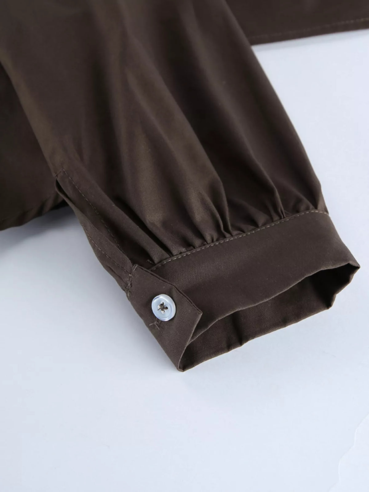 Slim-Fit Ruched Waist Shirt at kamakhyaa.com by Trendsi. This item is Helene, Ship From Overseas, Under $100