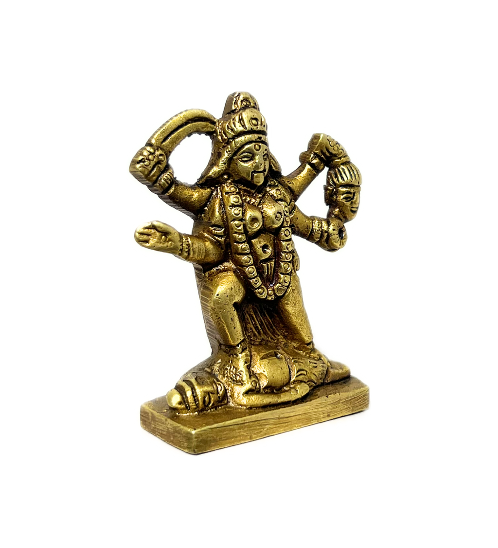 Small Brass Kali Maa Idol – 100% Pure Brass at Kamakhyaa by Aetherea World. This item is God