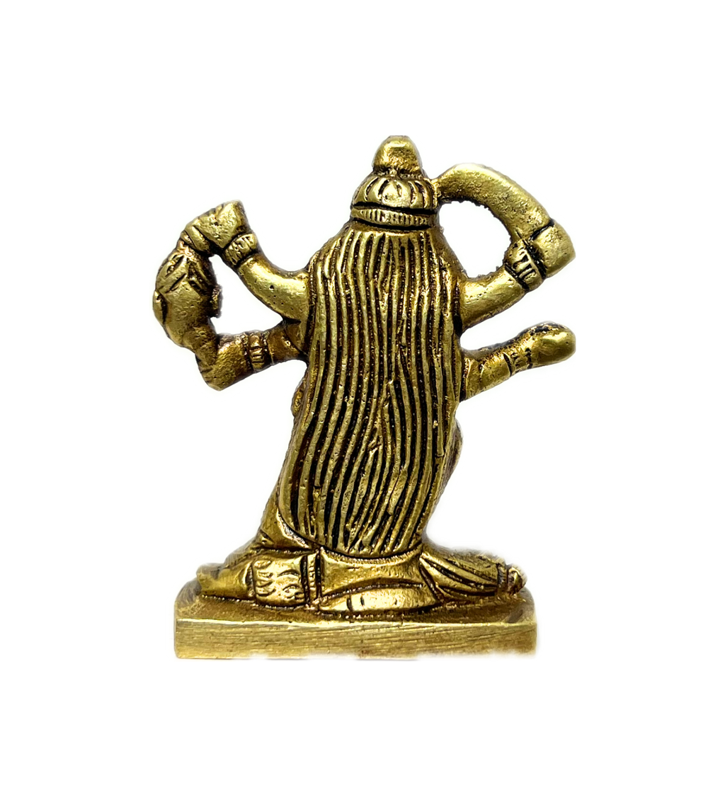 Small Brass Kali Maa Idol – 100% Pure Brass at Kamakhyaa by Aetherea World. This item is God