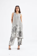 Sora White Floral Printed Modal kurta set at Kamakhyaa by Hasttvam. This item is Ete by Hasttvam, Floral Prints, Fusion Wear, Hand Printed, Modal, White, Womenswear