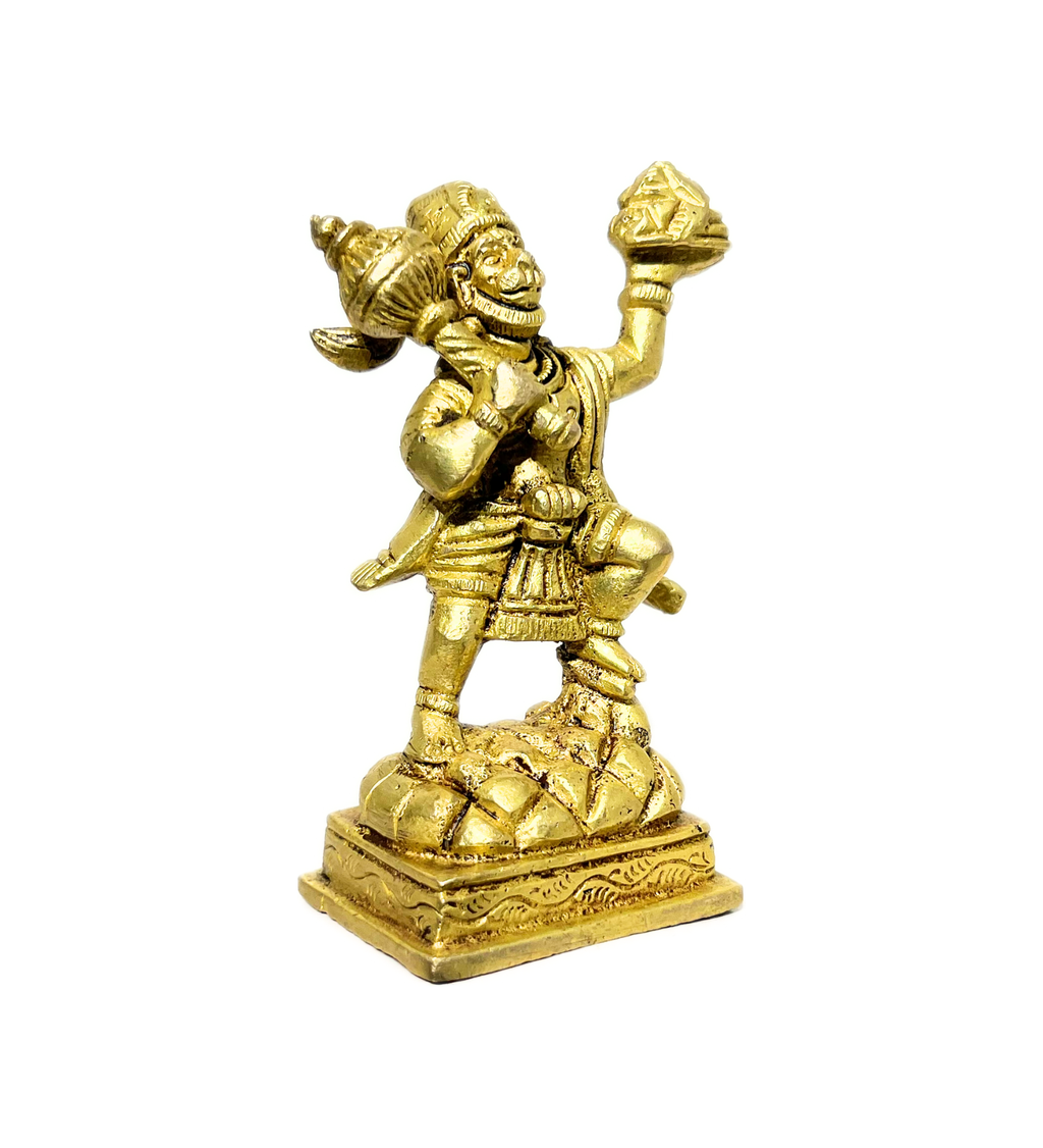 Standing Hanuman Idol – 100% Pure Brass at Kamakhyaa by Aetherea World. This item is God