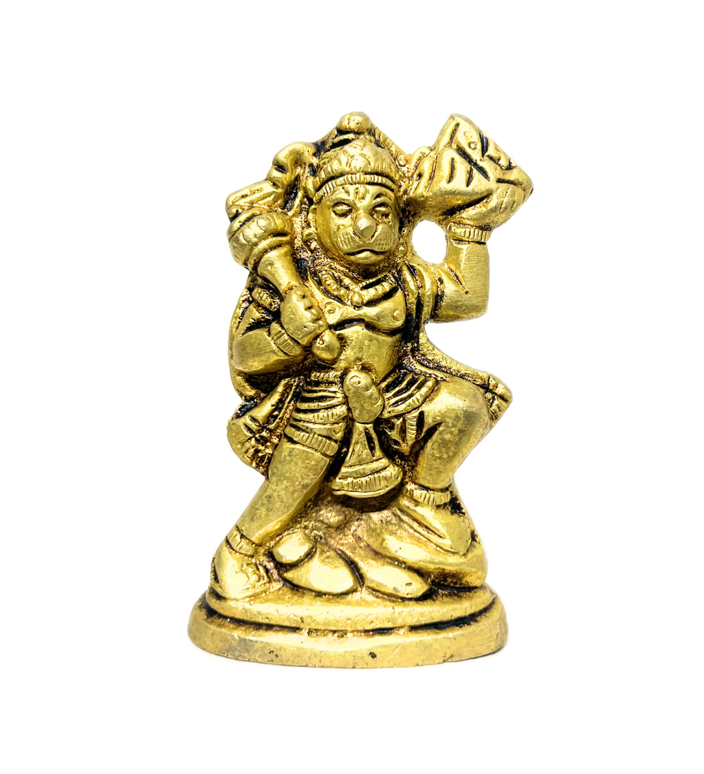 Standing Hanuman Idol Small– 100% Pure Brass at Kamakhyaa by Aetherea World. This item is God