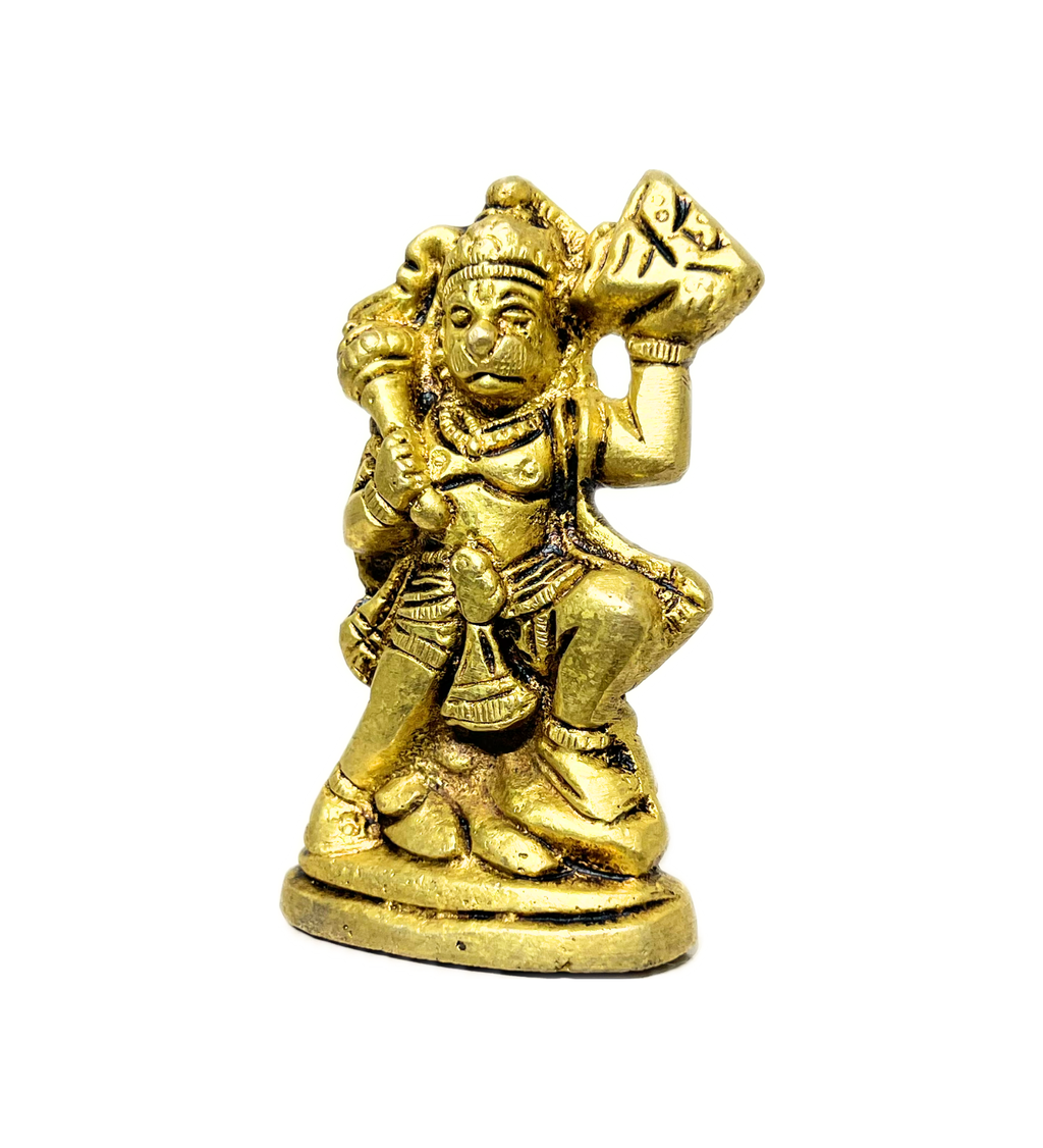 Standing Hanuman Idol Small– 100% Pure Brass at Kamakhyaa by Aetherea World. This item is God