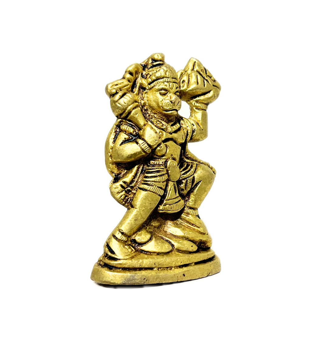 Standing Hanuman Idol Small– 100% Pure Brass at Kamakhyaa by Aetherea World. This item is God