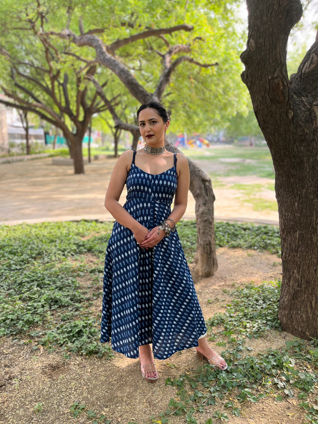 Strap Kurta And Solid White Pant at Kamakhyaa by Kamakhyaa. This item is 100% pure cotton, Blue, Complete Sets, Festive Wear, Indian Wear, KKYSS, Kurta Pant Sets, Natural, Prints, Regular Fit, Summer Sutra, Womenswear