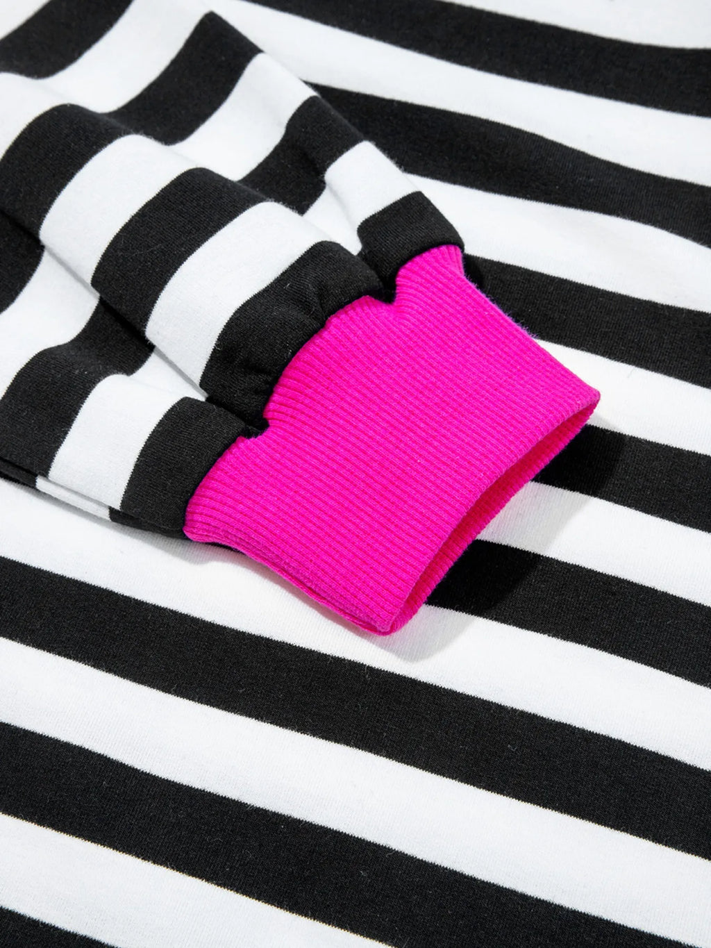 Stripe Contrast Ribbed Banding Long Sleeve Blouse and Loose Shorts Set at kamakhyaa.com by Trendsi. This item is Ship From Overseas, SYNZ, Under $100