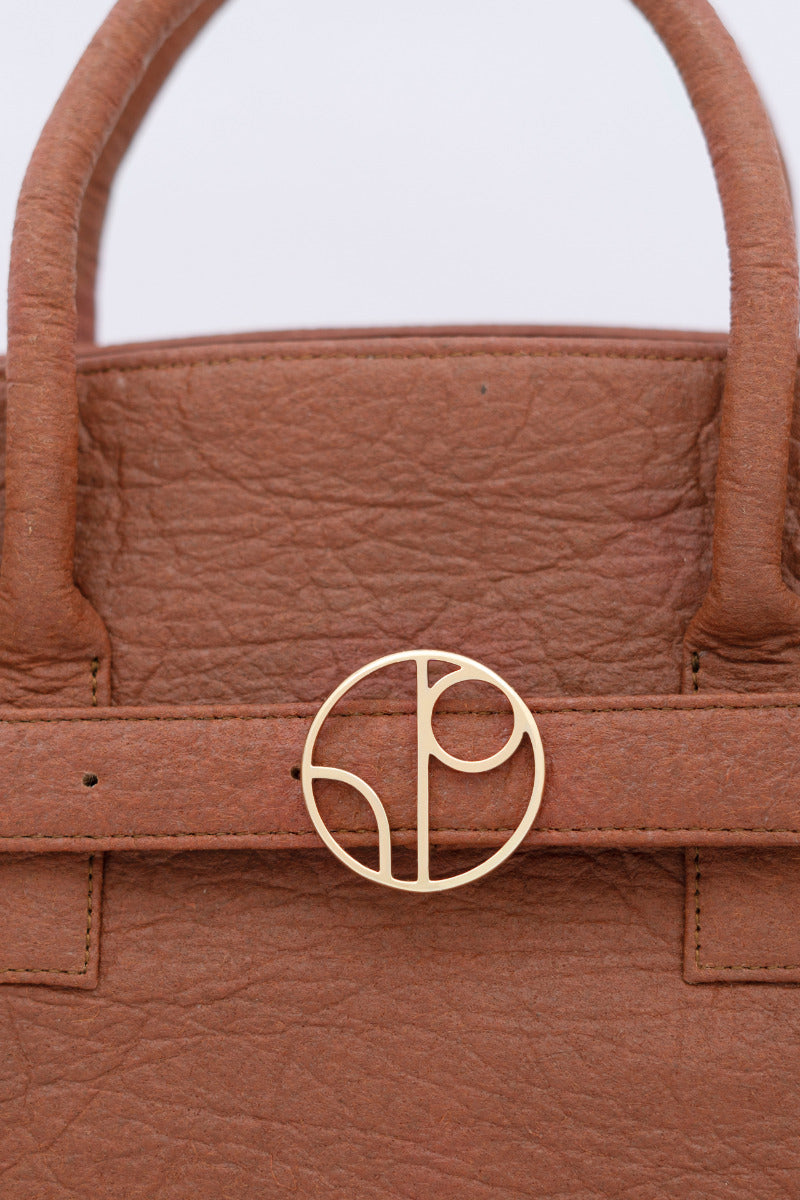 Sydney SYD - Piñatex® Handbag - Mocha at Kamakhyaa by 1 People. This item is Hand Bags, Made from Natural Materials